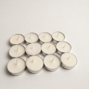 Velas de té (sin fragancia) - 12 unids